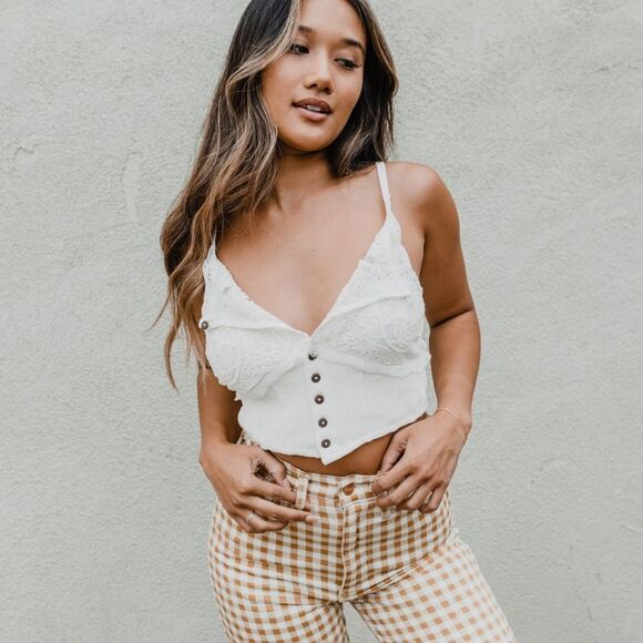 🐢 FP Free People Have My Heart Tank ❤️❤️❤️❤️  Size M - Picture 1 of 13